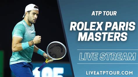 rolex atp master paris|rolex paris masters schedule.